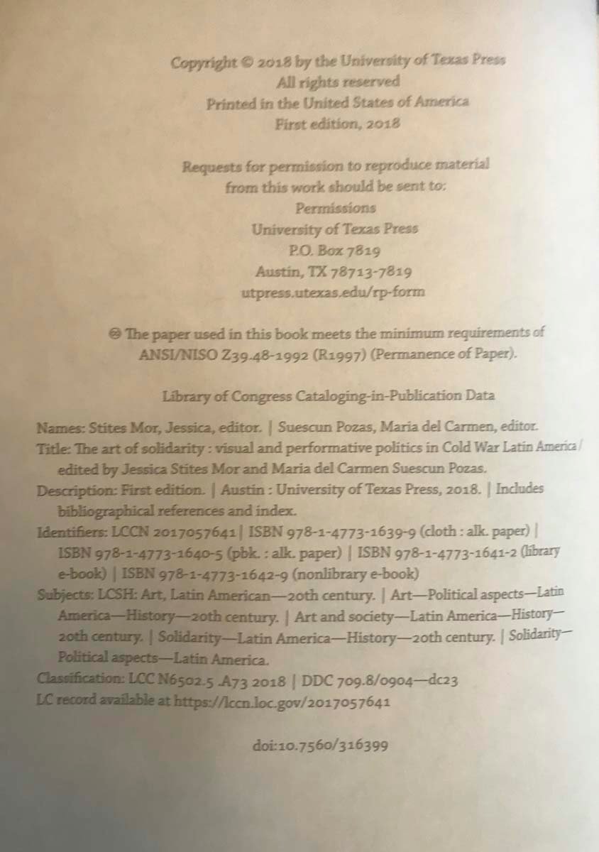 "Canadian Journal of Latin American and Caribbean Studies", Lucinda Grinnell. Art. "Amor Solidario", 2013, pags. 298, 299, 302, 304 ICONOGRAFÍA LÉSBICA. Año 2013.