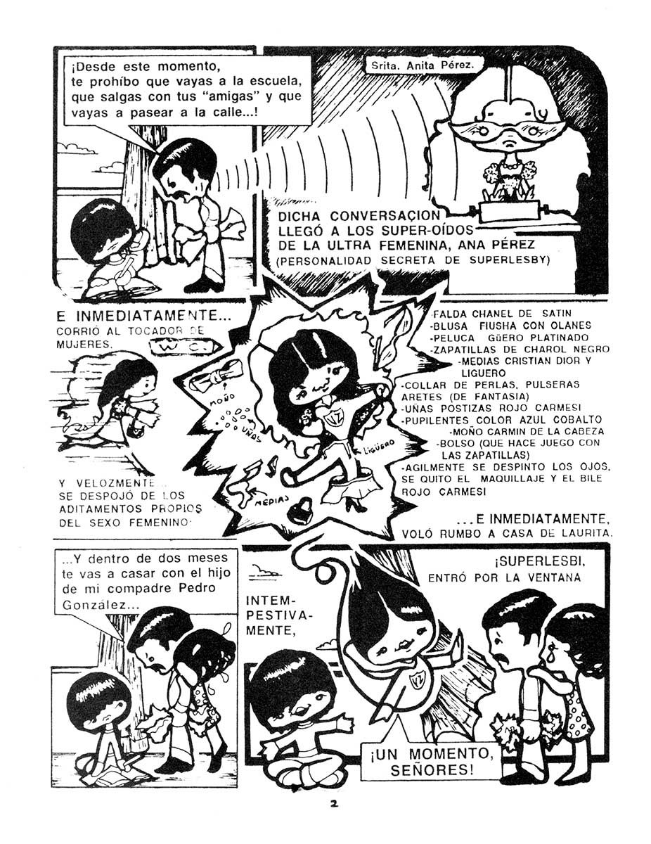 "El lesbianismo, la enfermedad", Revista Círculo 11 - 1ra. Ed. 1980