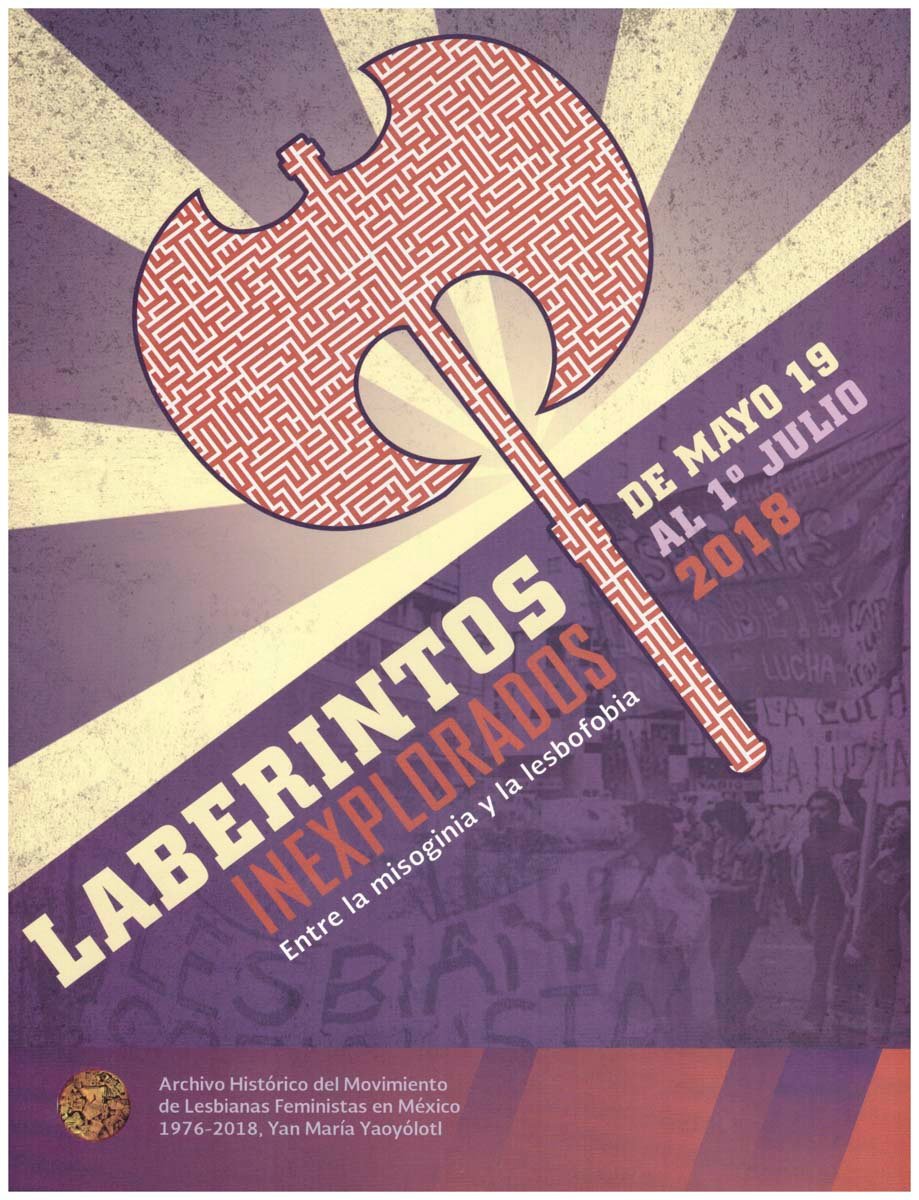 " Archivo Histórico del Movimiento de Lesbianas Feministas en México, 1966-2020 - YMY", Galería José Ma. Velasco, INBA, pag. 7, "MIS KA´AN Ú", Pags. 2 y 3 iconografía. Año 2018.